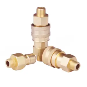GT-B2 Brass Material ISO B Quick Coupling Male Thread
